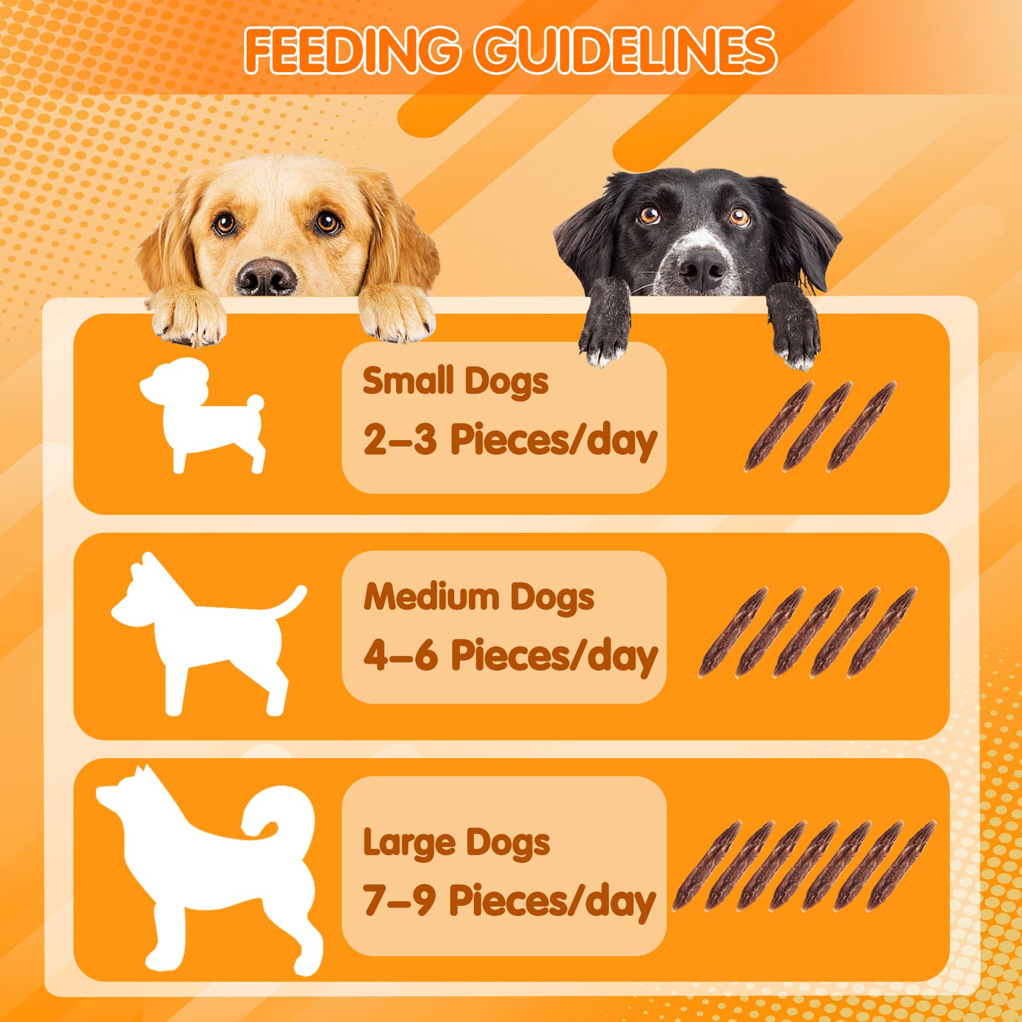 HUWZZE Rabbit Sausage for Dogs & Cats, Human Grade Dog Treats Snacks 14.1 oz