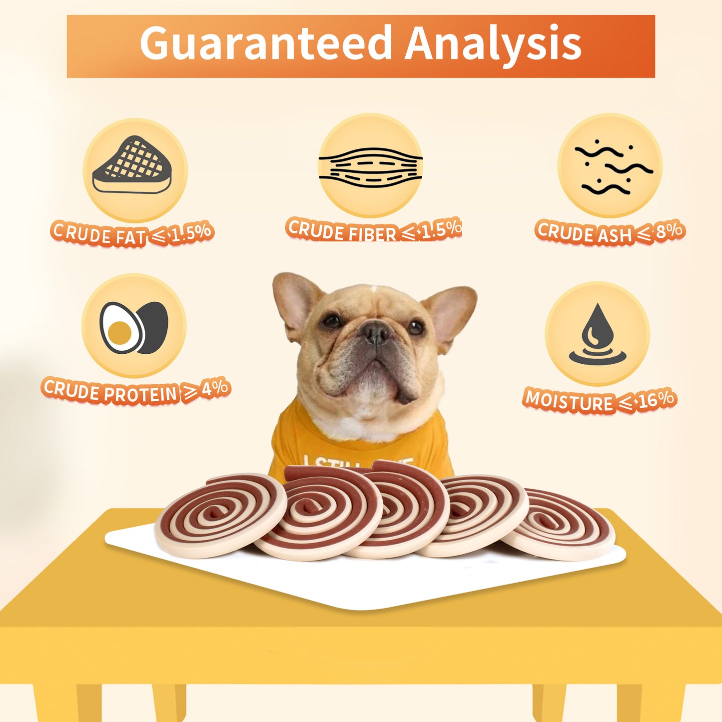 HUWZZE Dental Chews for Dogs, Chicken Flavor Dental Dog Treats Chewy Snacks, Oral Care and Hygiene Chews 22.9 oz
